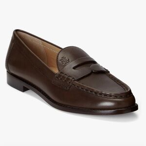Ralph Lauren women’s Dark Brown Leather Loafers